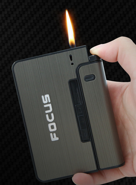 Portable Automatic Cigarette Case Metal Cigarette Boxes 10PC