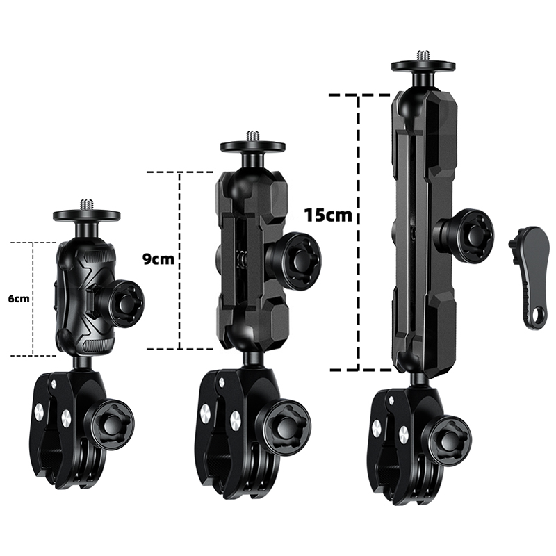 GoPro大疆insta360 X3 X2运动相机摩托车骑行防盗大力夹支架云台 3C数码配件 云台手机夹 原图主图