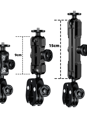 适用GoPro大疆insta360 X3X2x4运动相机摩托车骑行防盗大力夹支架