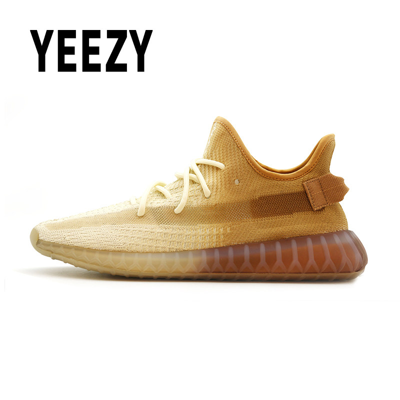 yeezy官方正品新款bost350v2渐变灰真爆椰子鞋男女跑鞋休闲运动鞋