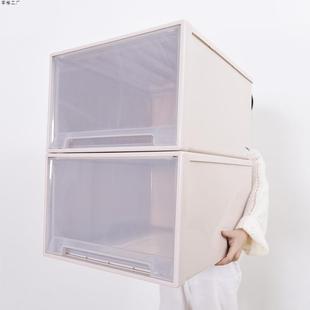箱箱透明储物柜 内衣衣柜整理收纳盒衣橱子衣服衣物收纳塑料抽屉式