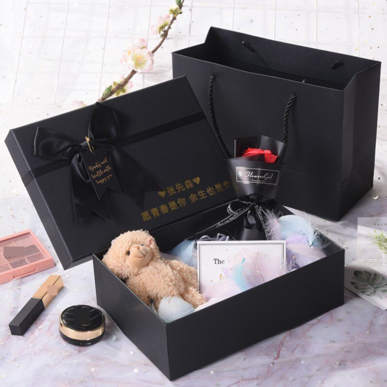 烟礼盒送男友礼物盒子男生款生日装烟盒子送老公空盒包装盒定制