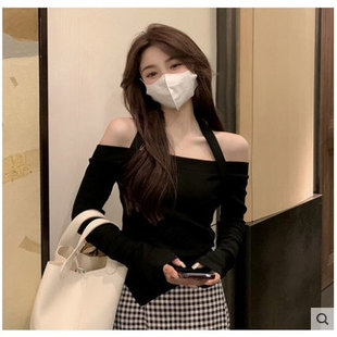 上镜好看的衣服上衣直播女装甜美主播服清纯网红超仙气质宽松性感