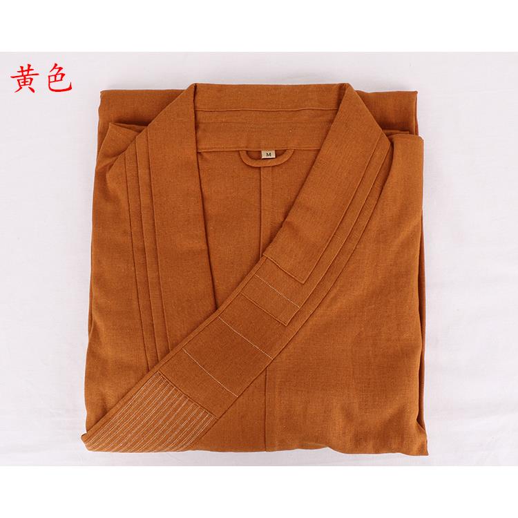 相牌僧衣罗汉褂僧服春秋罗汉杉棉麻夏季薄款女男款出家僧小褂套装