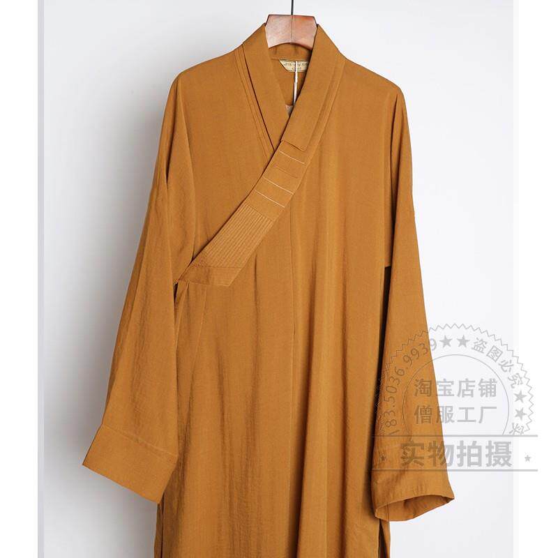 新春夏季僧服出家人长褂僧袍和尚服装大褂夏天棉麻舒适僧衣男女款