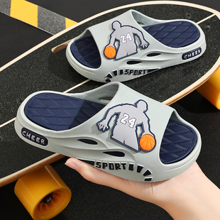 凉拖鞋男童夏季新款居家软底卡通外穿踩屎感浴室洗澡防滑拖鞋儿童