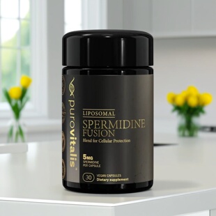 德国Purovitalis Spermidine脂质体亚精胺B族维生素锌复合胶囊