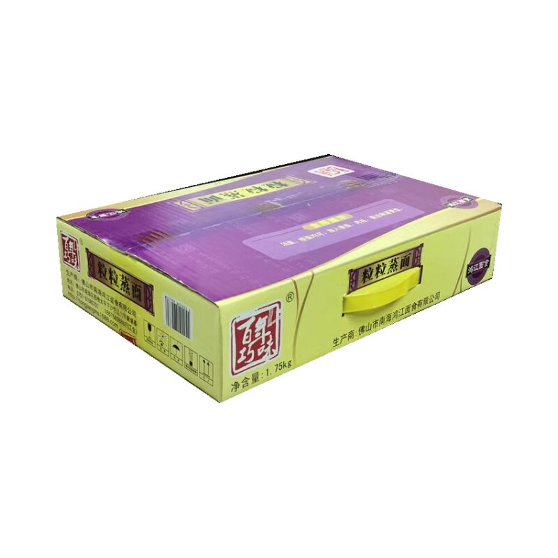 百年巧味粒粒蒸面整箱细面条