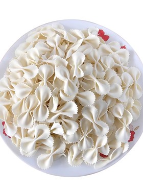 白色蝴蝶面原味蝴蝶形状蝴蝶面早餐汤面方便速食面片营养散装称重