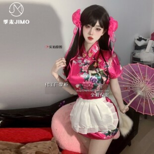 灌云季末服饰有限公司改良款国风旗袍纯风少女感萝莉旗袍女仆cos