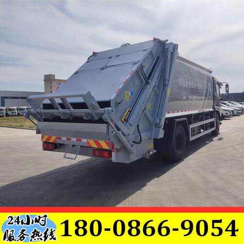 东风天锦压缩垃圾车 47立方半挂压缩垃圾车 新能源电动压缩垃圾车