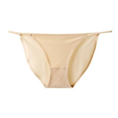 无痕内裤女低腰细带高叉三角裤
