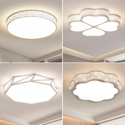 卧室灯四叶草网红云朵灯女孩儿童房吸顶灯简约现代主卧室房间灯具