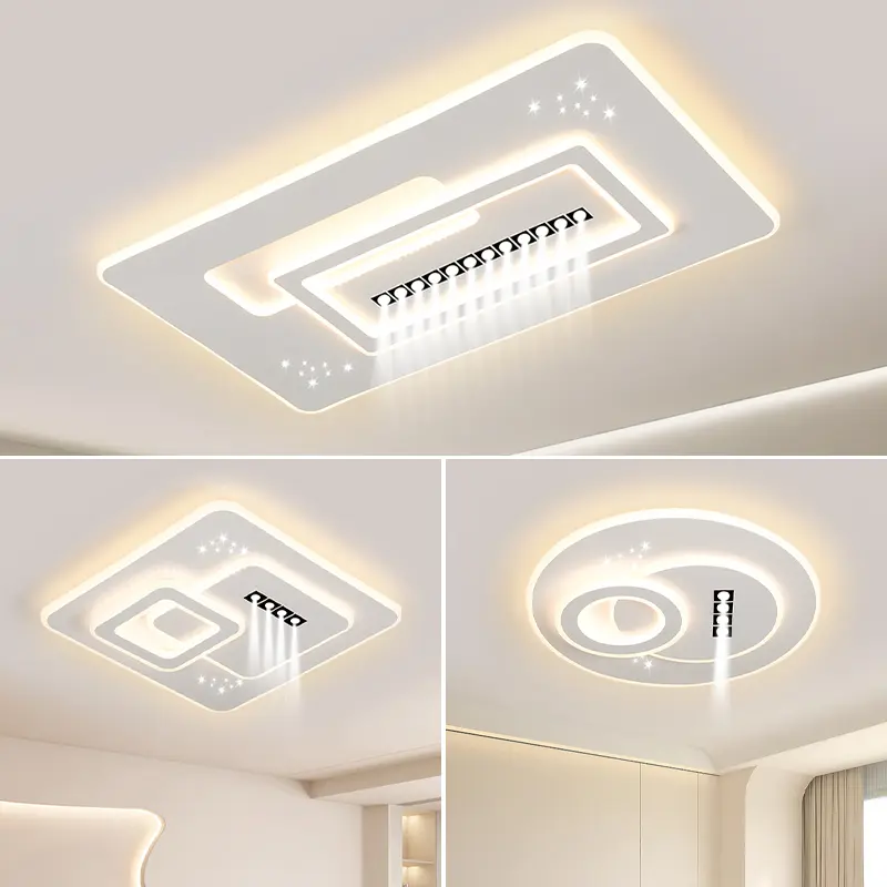 2025新款客厅灯led吸顶灯简约现代卧室房间大气全屋智能灯具套餐