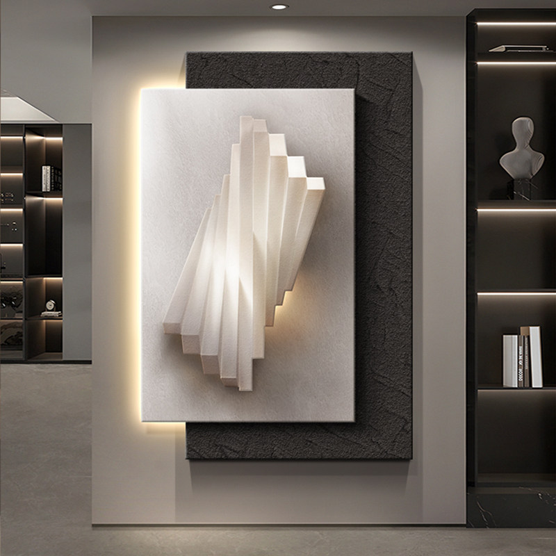 现代轻奢高级感玄关装饰画挂画