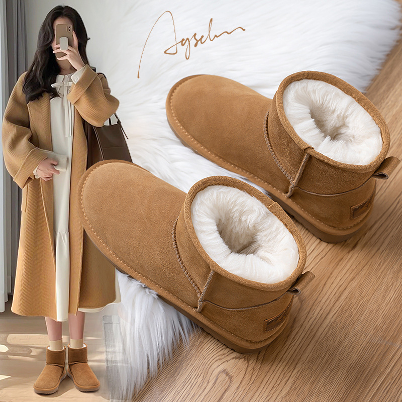 奥古狮登女雪地靴2025新款