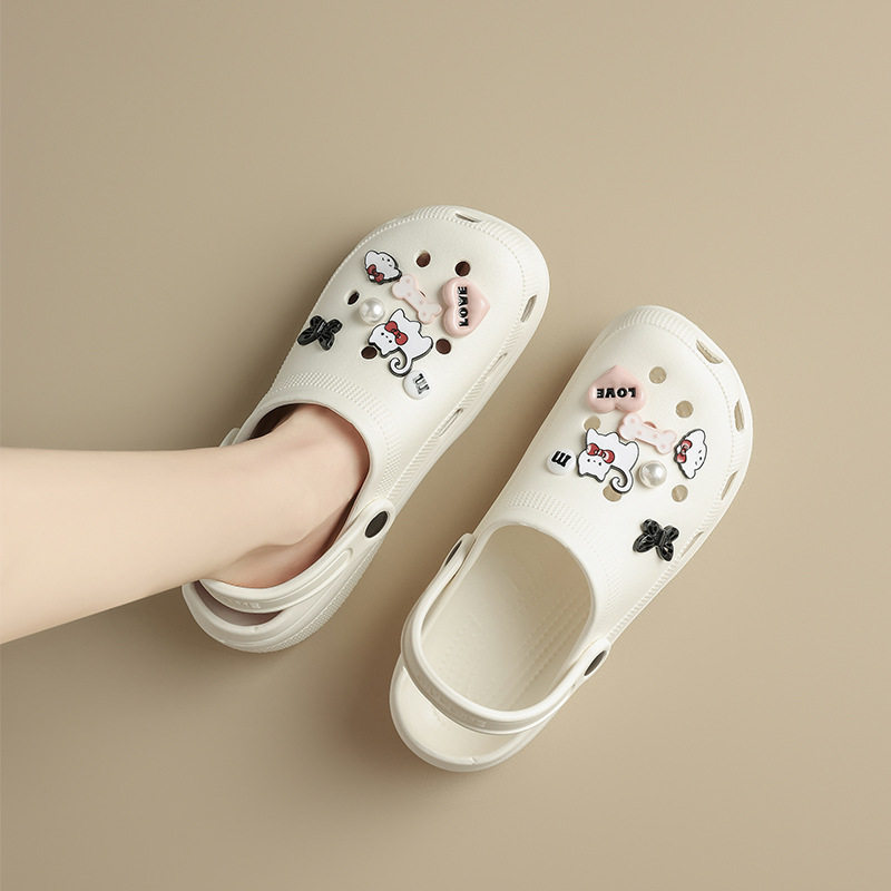 奥古狮登厚底洞洞鞋女2025新款夏季外穿eva踩屎感一脚蹬沙滩凉拖,女鞋,其他拖鞋,淘宝优惠券,粉丝福利购,淘宝优惠卷