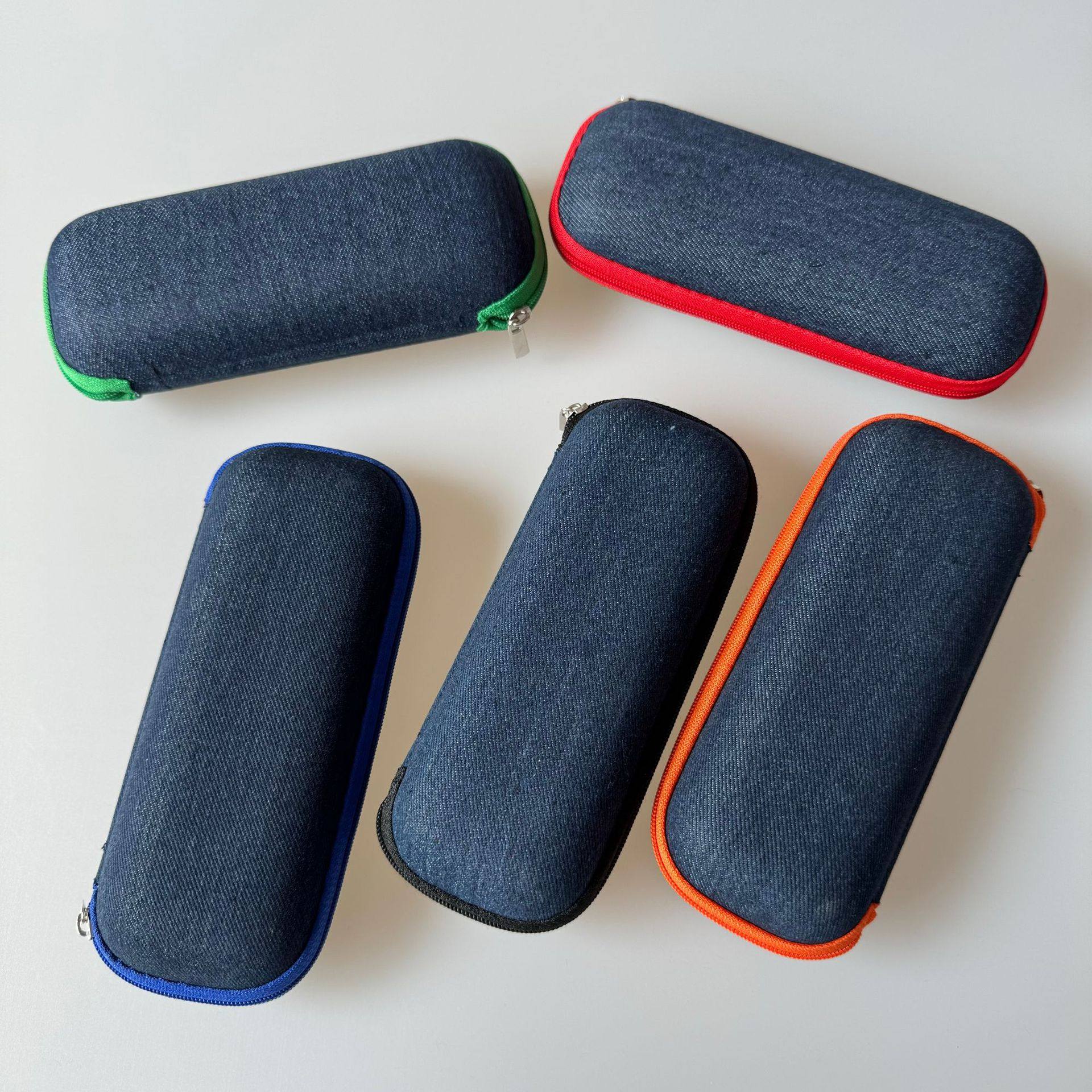 EVA新款眼镜盒牛仔布拉链眼镜盒近视镜盒抗压EVA眼镜盒小圆方镜盒,ZIPPO/瑞士军刀/眼镜,眼镜盒,淘宝优惠券,粉丝福利购,淘宝优惠卷