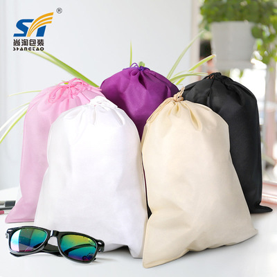 无纺布束口袋可印刷鞋子