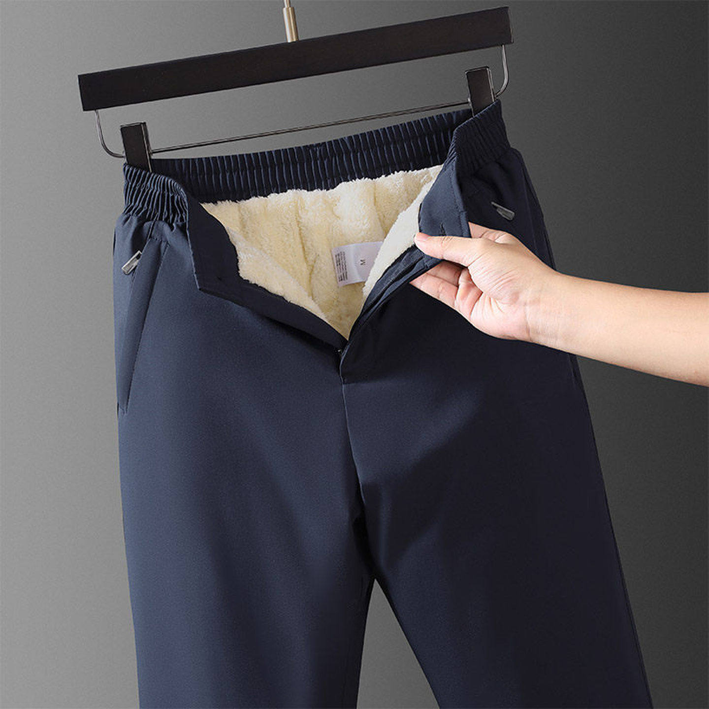 棉裤男冬季2025新款加绒加厚裤子东北抗寒羊羔绒裤子外穿保暖裤男