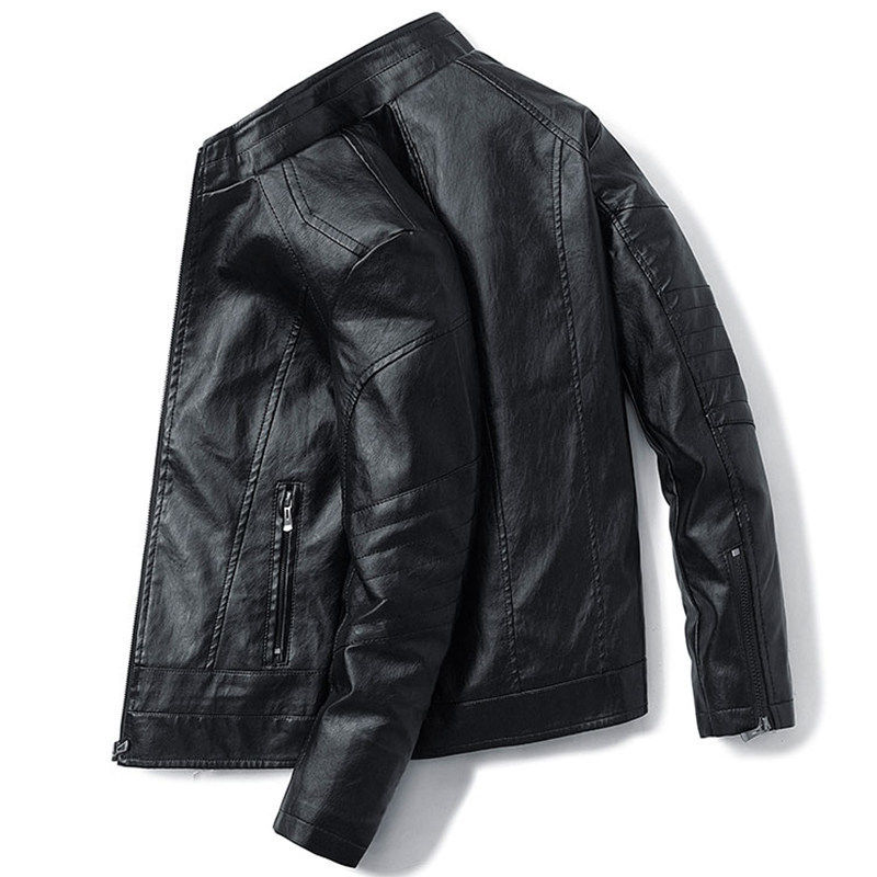 真皮皮衣男春秋冬季高端商务2025新款头层绵羊皮皮夹克男士外套