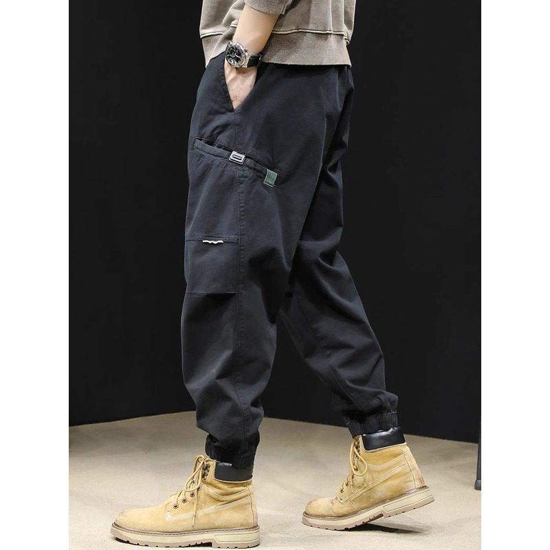 it neith BIAS潮牌春秋休闲工装裤男加绒哈伦弹力潮流百搭束脚裤,男装,秀禾服,淘宝优惠券,粉丝福利购,淘宝优惠卷