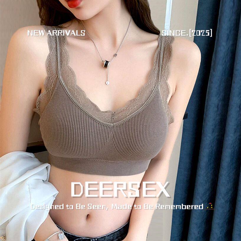 女大童无痕少女文胸蕾丝裹胸内衣女带胸垫防走光美背抹胸无钢圈文