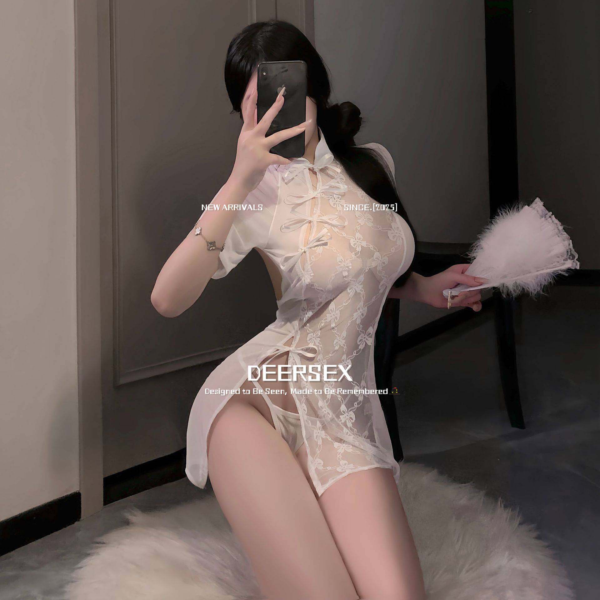 连云港灌云县内衣灌云旗袍制服小胸新款蕾丝透视睡衣床上免脱趣味,女士内衣/男士内衣/家居服,睡衣/家居服套装,淘宝优惠券,粉丝福利购,淘宝优惠卷