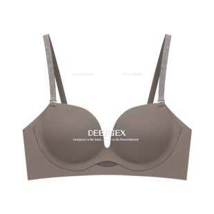 中山内裤女士光面闪光珠舒适文胸立体外扩杯肩带无钢圈美背蕾丝