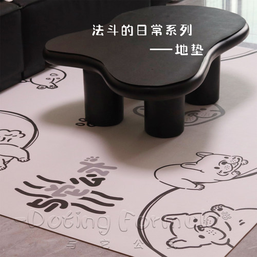 与它公式法斗pvc皮革地垫客厅进门地毯免洗防滑脚垫防水可擦地毯