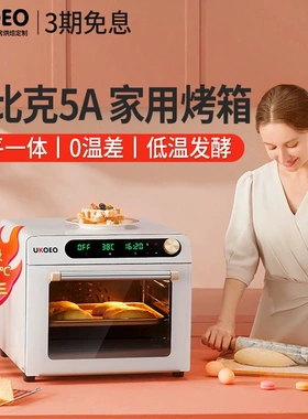 高比克5A烤箱42L大容量风炉平炉二合一家用独立控温电烤箱多功能