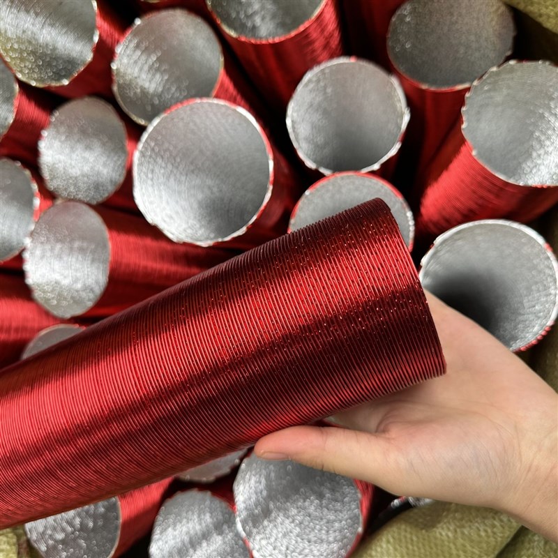 驻车燃油加热器配件柴暖出风管加长三通暖风机采暖出风头铝箔管