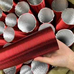 驻车燃油加热器配件柴暖出风管加长三通暖风机采暖出风头铝箔管