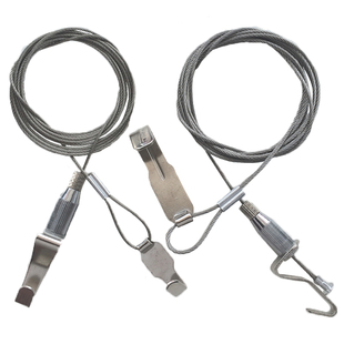 包邮2米可随意调节尺寸钢丝绳相框配件国画字画挂画绳牌匾拉绳子