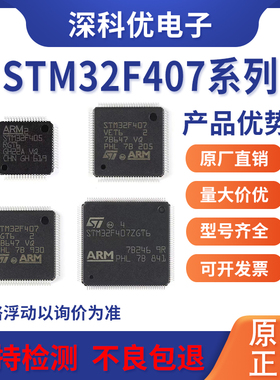 STM32F407VET6VGT6ZET6ZGT6IGT6IEH6 STM32F405RGT6 微控制器芯片