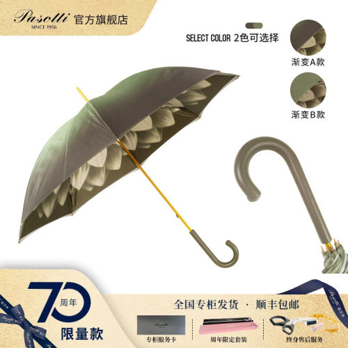 意大利直柄晴雨两用伞