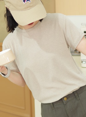 清醒力SoberPower天丝羊毛莱赛尔圆领女士扩版大码夏季女装T恤