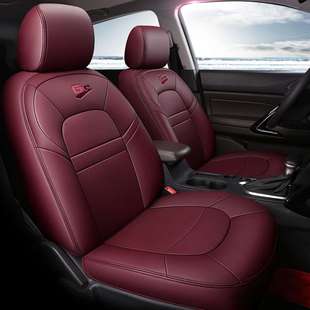 专车广汽传祺GS4专用舒适皮革座椅套全包围四季 通用五座汽车坐垫