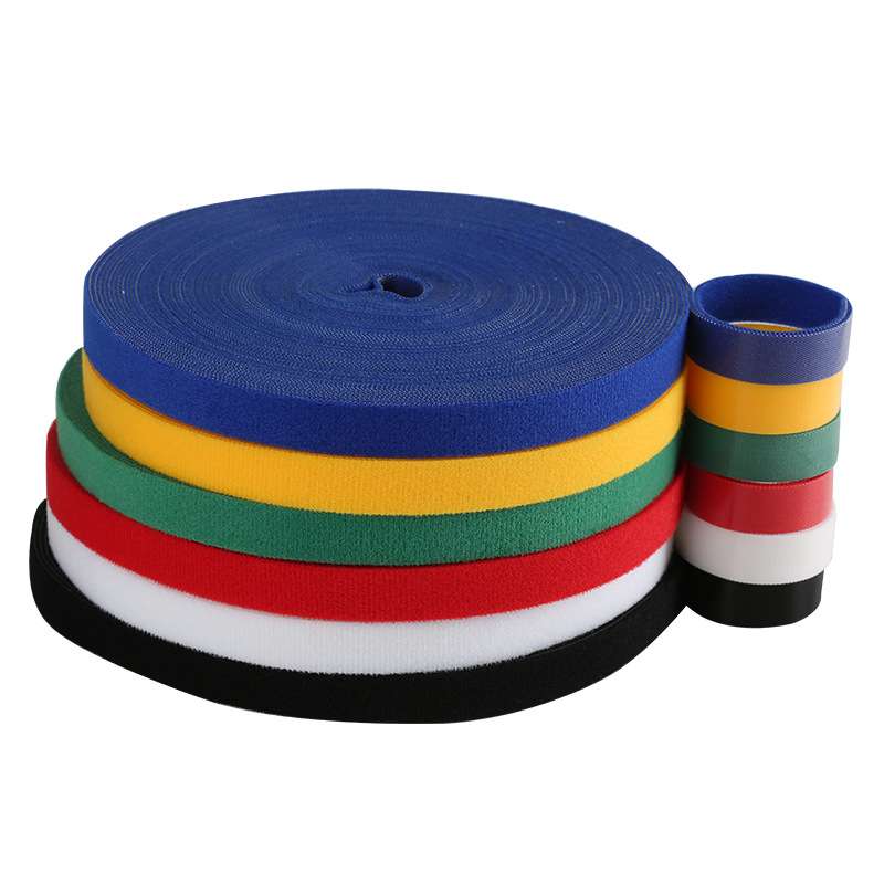 魔术贴扎带尼龙钩毛同体粘扣背对背双面粘扣带束线数据线理线线束