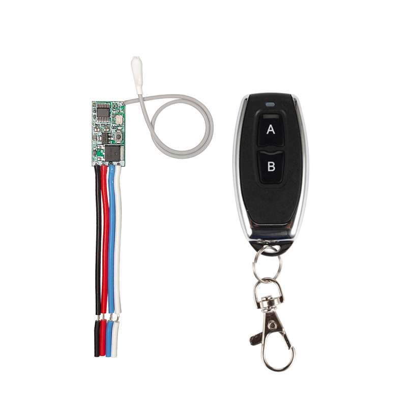 无线遥控开关接收模块DC3.6V/12V/24V微型开关远程控制433橱柜灯
