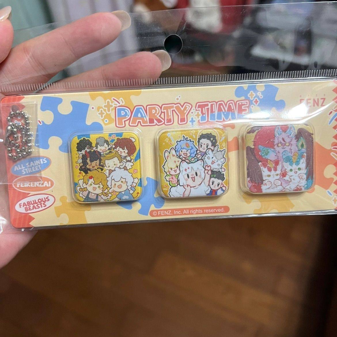 【全店满20包邮】非人哉派对时光小鼻嘎可爱非人哉派对时光系列,模玩/动漫/周边/娃圈三坑/桌游,动漫徽章/立牌,淘宝优惠券,粉丝福利购,淘宝优惠卷