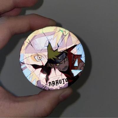 【全店满20包邮】火影忍者反光吧唧自制卡卡西鼬带土宇智波斑水门