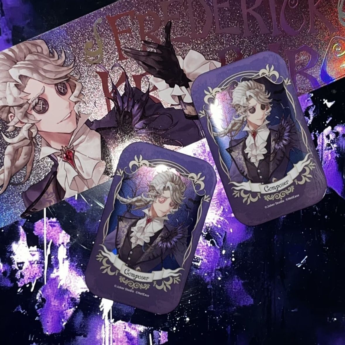 【全店满20包邮】第五人格周边音乐会作曲家周边马口铁吧唧自制