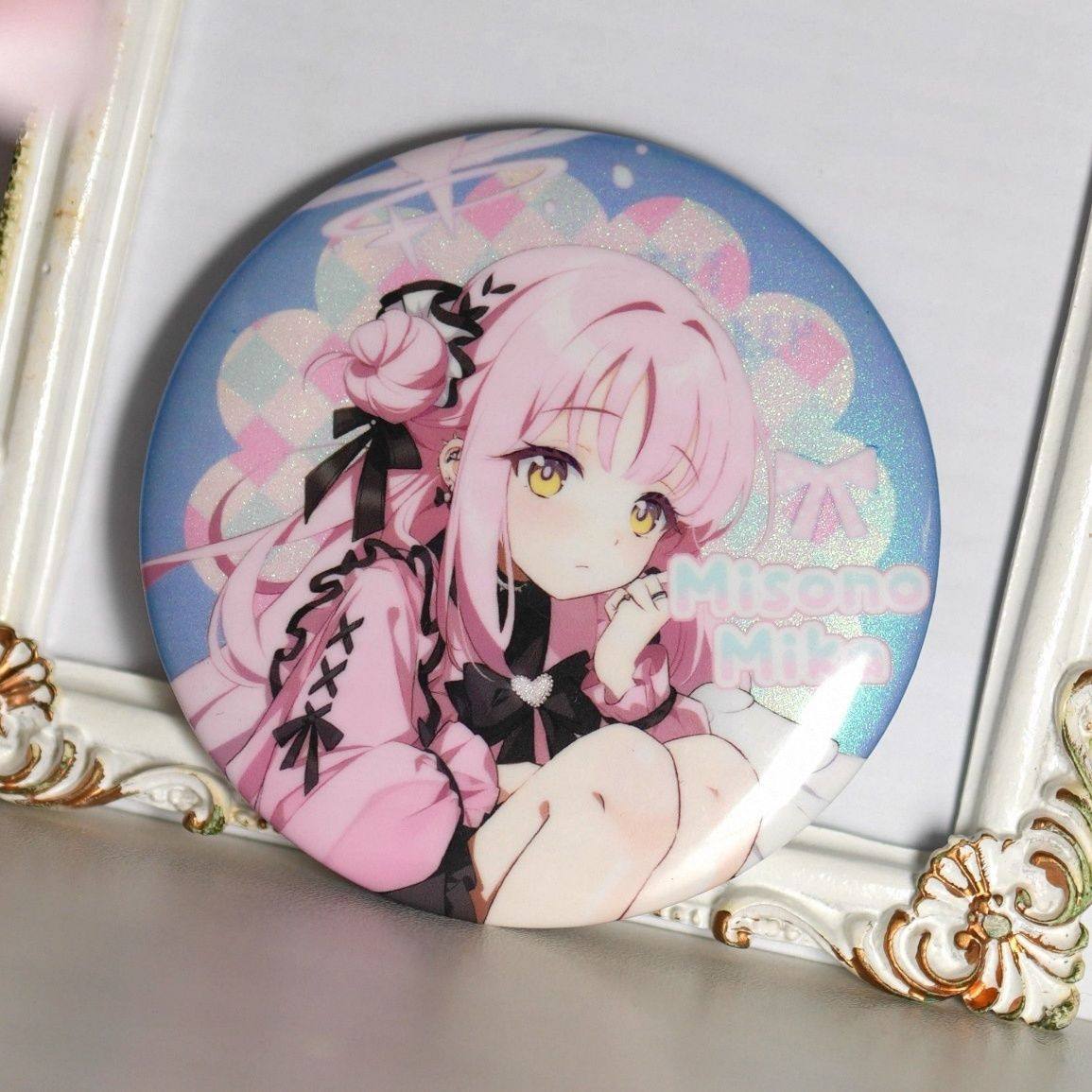 【全店满20包邮】蔚蓝碧蓝档案雷服圣园未花制品周边自制吧唧徽章,模玩/动漫/周边/娃圈三坑/桌游,动漫徽章/立牌,淘宝优惠券,粉丝福利购,淘宝优惠卷