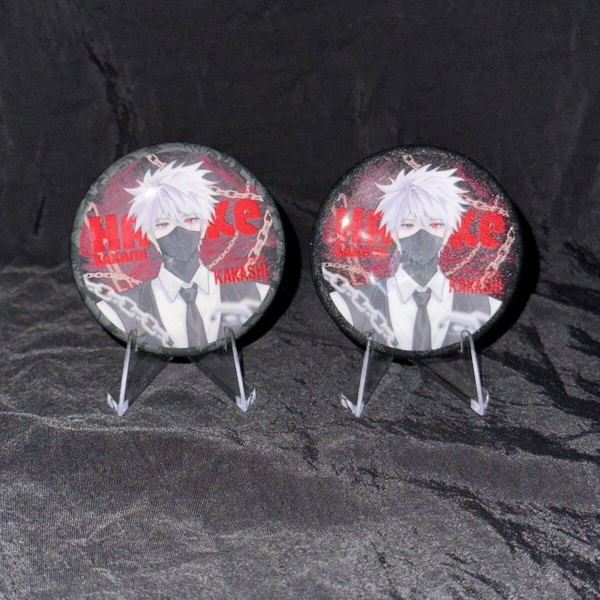 【全店满20包邮】火影忍者周边自制卡卡西西装吧唧二次元周边徽章