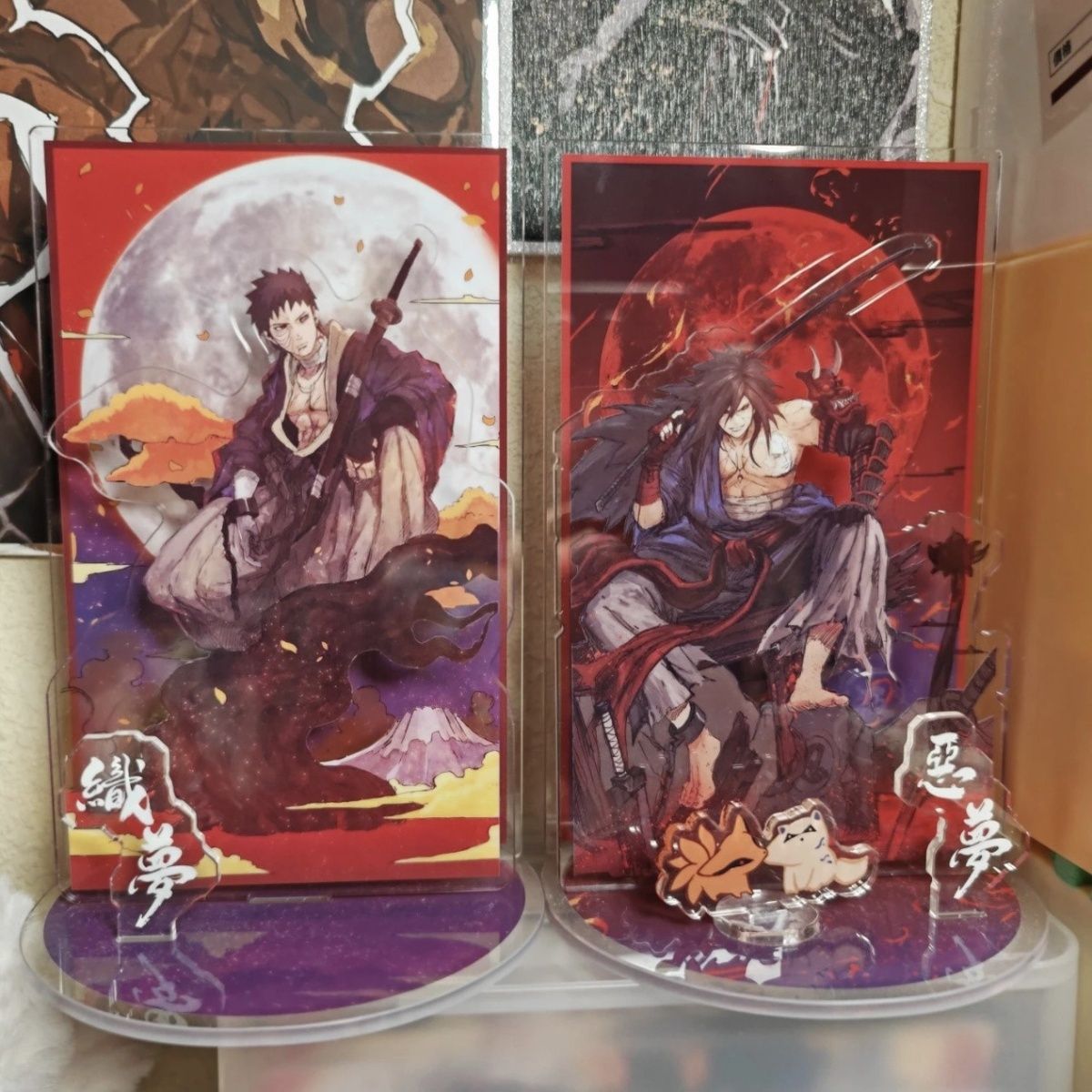 【全店满20包邮】火影忍者宇智波带土宇智波斑周边自制亚克力立牌