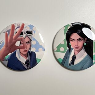 【全店满20包邮】无畏契约周边自制谷子贤者捷风吧唧高颜值周边