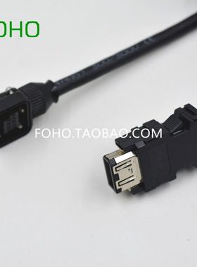 三菱伺服编码器专用电缆MR-J3ENCBL5M-A1-L动力线PWS1CBL5M-AJ4线