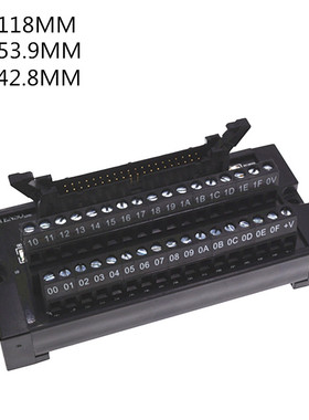 三菱模块PLC QX41 QX42 QY41P QY42P QX71 QH42P QY72 接线端子台