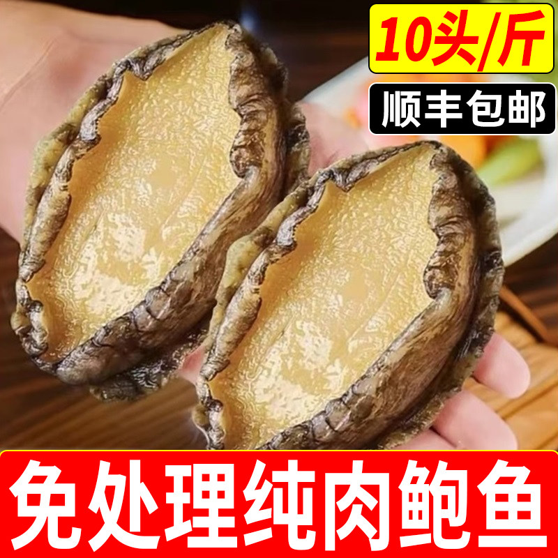 鲍鱼肉鲜活冷冻特大九孔鲍即食佛跳墙海鲜水产非干小鲍鱼商用顺丰